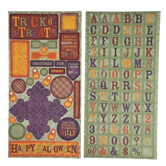 Close to My Heart Reflections Stickease X7087C Enchanted Halloween Trick NEW - Picture 4 of 7